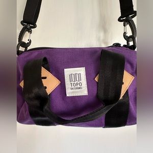 Topo Designs barrel crossbody handbag